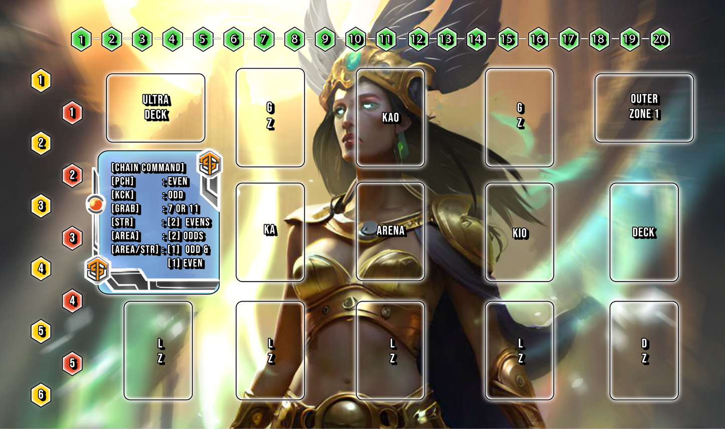 Hera’s Conquest Playmat