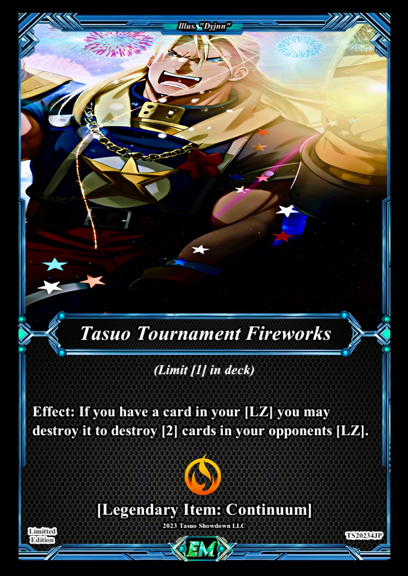 Promo Card: Tasuo Tournament Fireworks