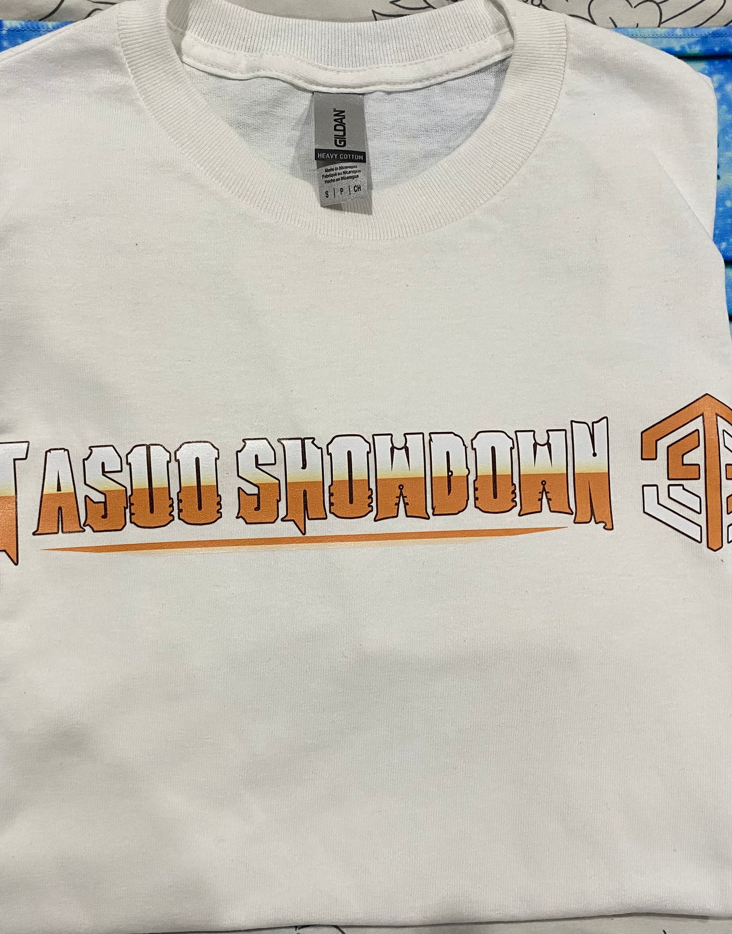 Tasuo Showdown Basic T-Shirt (White)