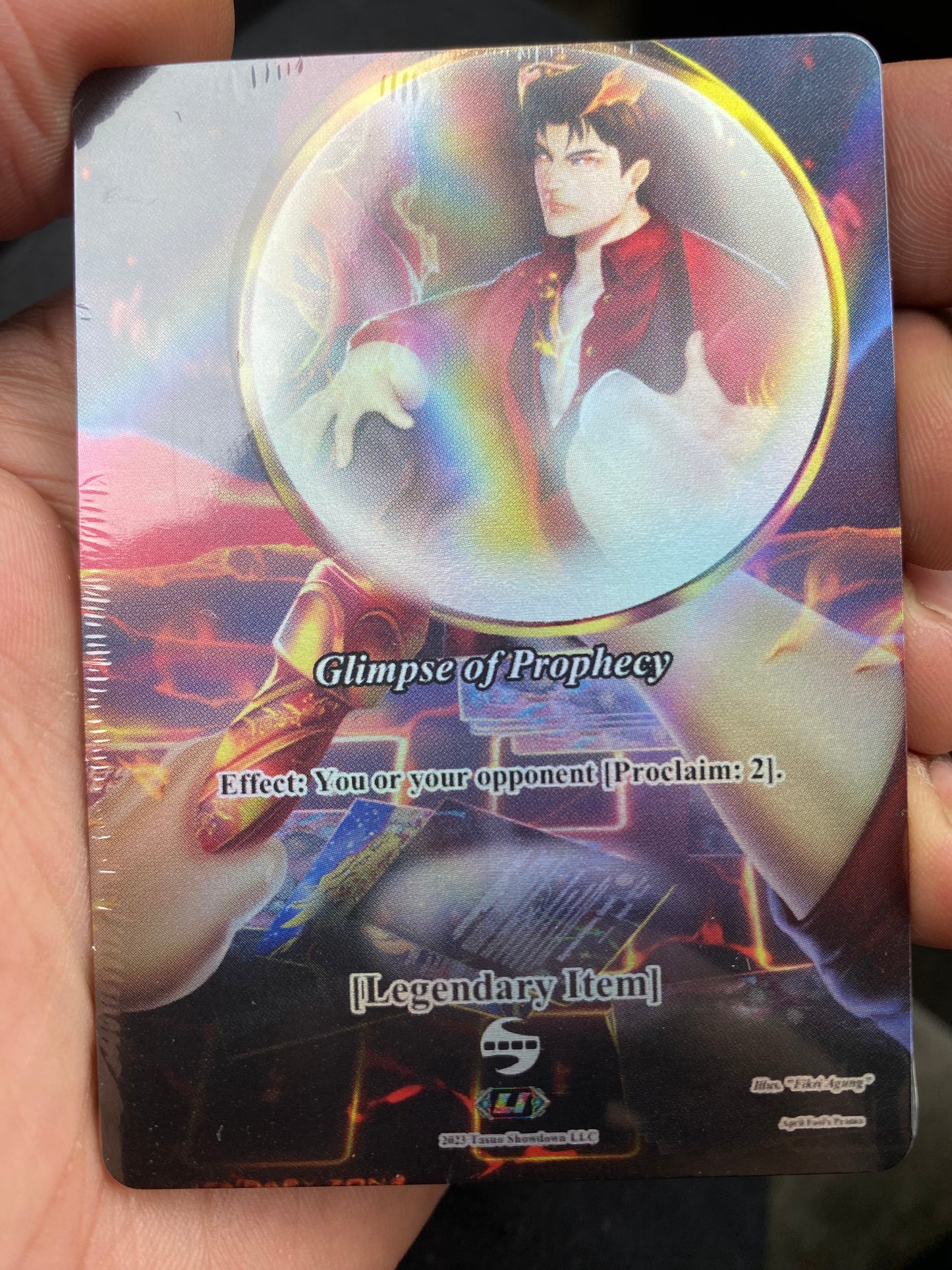 Promo Card: Glimpse of Prophecy (April Fools) & Magnifying Glass