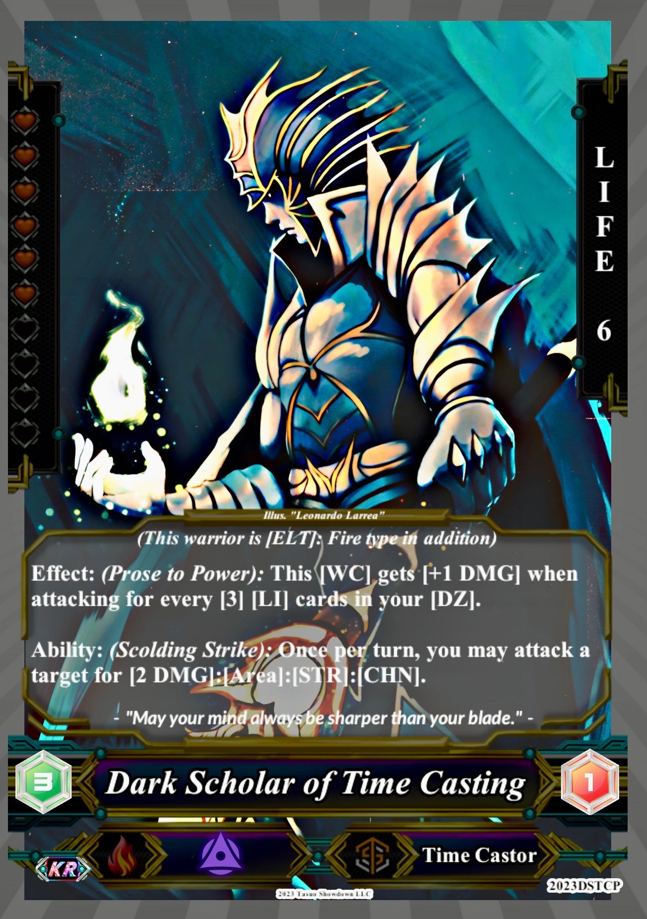 Promo Card: Dark Scholar of Time Casting