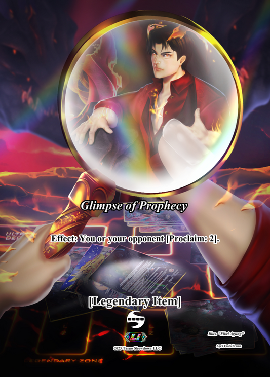 Promo Card: Glimpse of Prophecy (April Fools) & Magnifying Glass